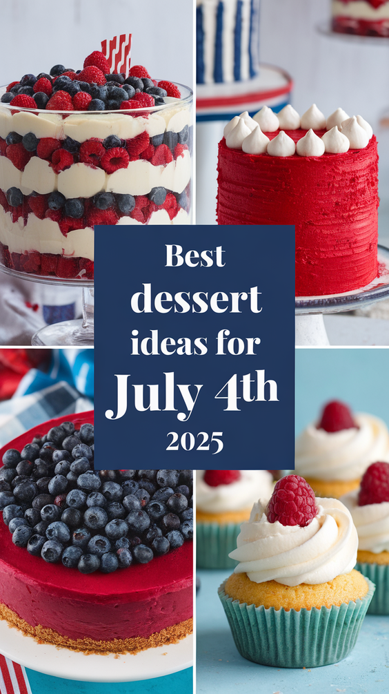 4th of July Desserts Ideas 2025: Patriotic Treats for Every Food BBQ Party and Festive Gathering