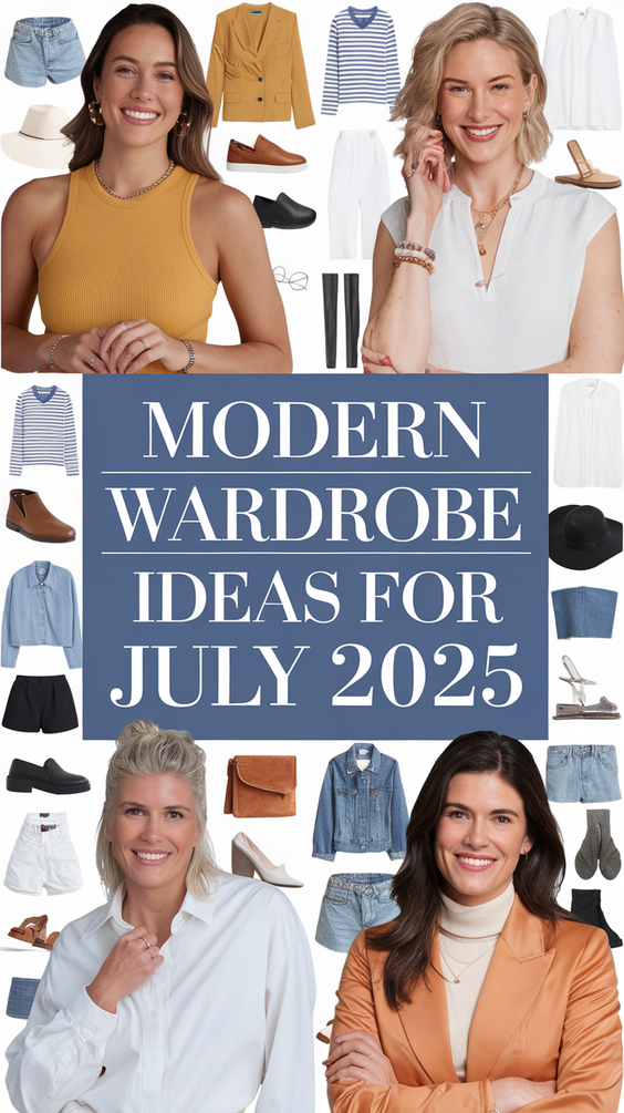 Wardrobe Ideas for July 2025: Effortless Outfits and Cool Trends for a Stylish Summer Refresh