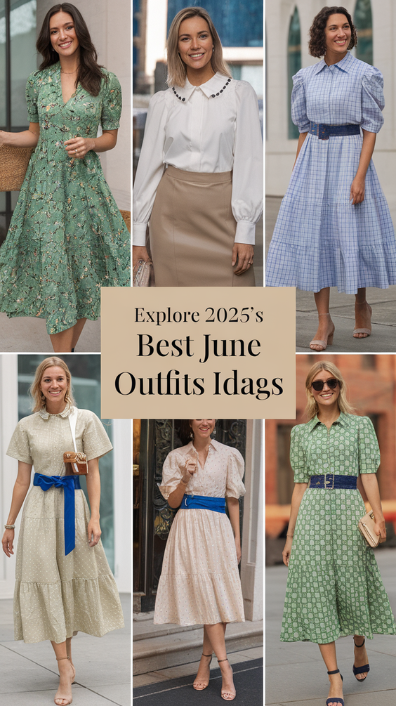 June Outfits Ideas 2025: Chic Summer Looks for Every Day, From Brunch Dates to Flower Markets
