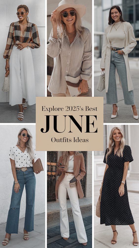 June Outfits Ideas 2025: Chic Summer Looks for Every Day, From Brunch Dates to Flower Markets