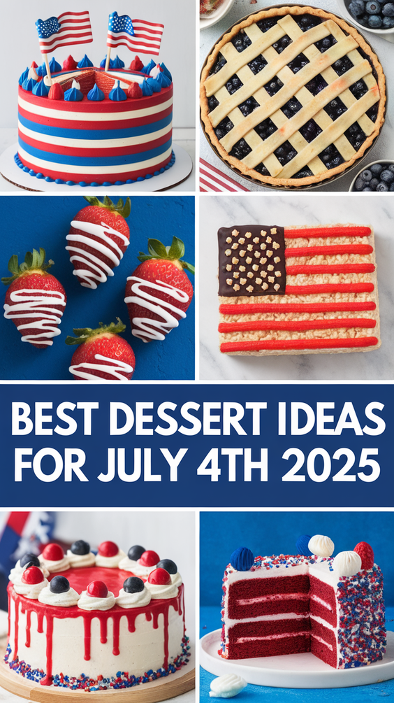 4th of July Desserts Ideas 2025: Patriotic Treats for Every Food BBQ Party and Festive Gathering