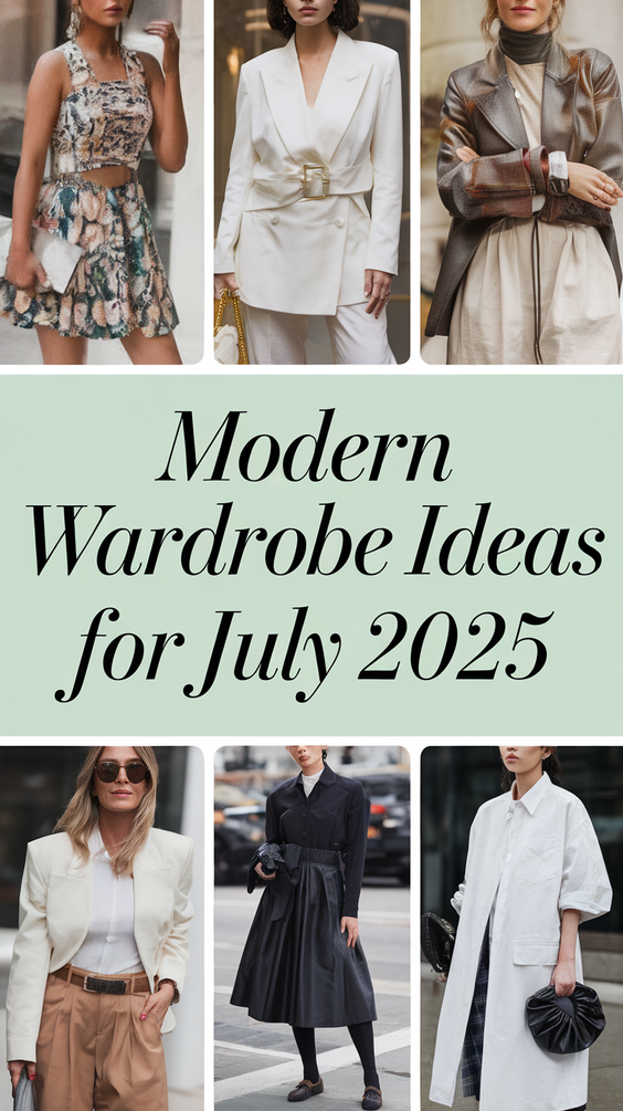 Wardrobe Ideas for July 2025: Effortless Outfits and Cool Trends for a Stylish Summer Refresh
