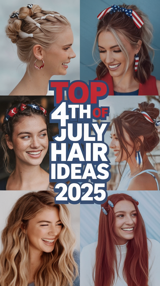 Fourth of July Hair Ideas 2025 for Women: Easy Styles for Every Celebration and All Hair Types