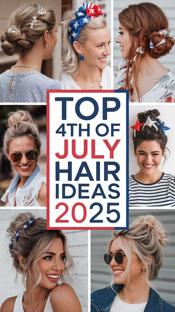 Fourth of July Hair Ideas 2025 for Women: Easy Styles for Every Celebration and All Hair Types