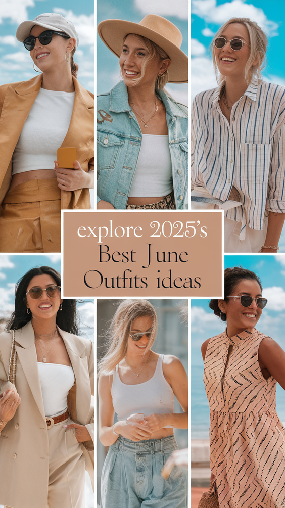 June Outfits Ideas 2025: Chic Summer Looks for Every Day, From Brunch Dates to Flower Markets