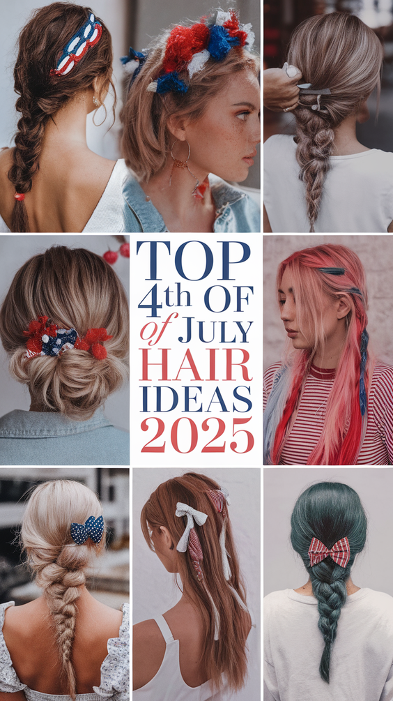 Fourth of July Hair Ideas 2025 for Women: Easy Styles for Every Celebration and All Hair Types