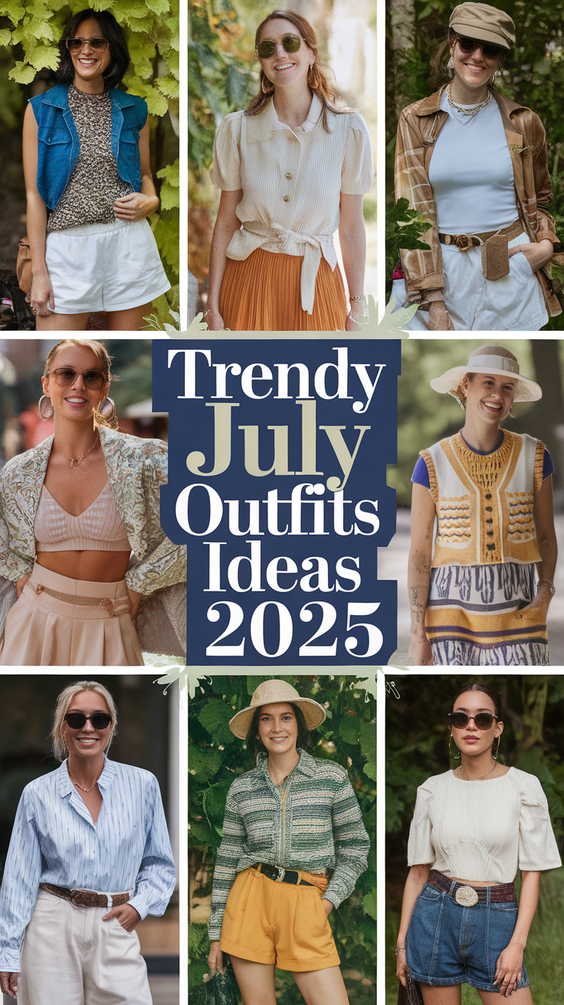 Effortlessly Cool July Outfits Ideas 2025: Fresh Summer Looks For Every Day