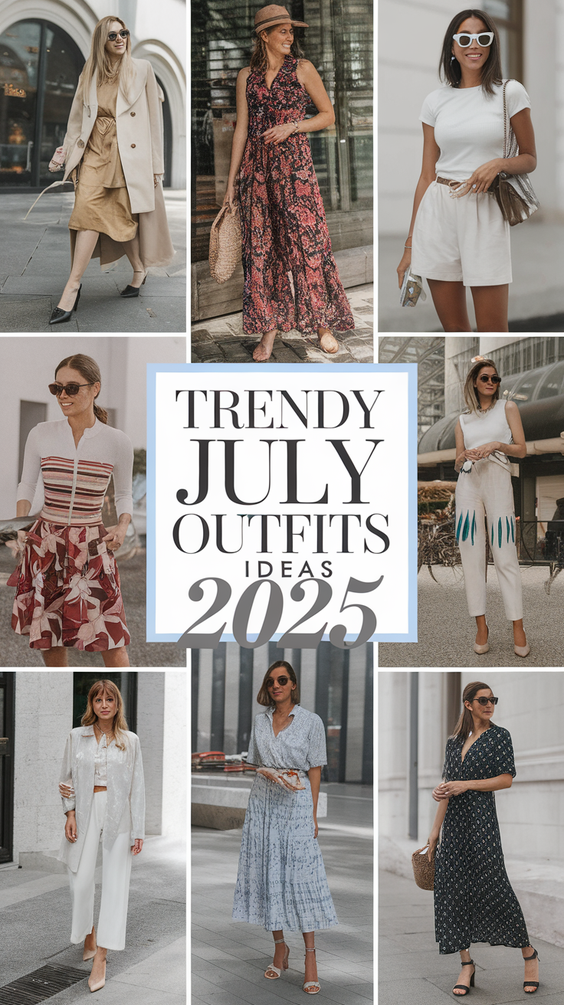 Effortlessly Cool July Outfits Ideas 2025: Fresh Summer Looks For Every Day