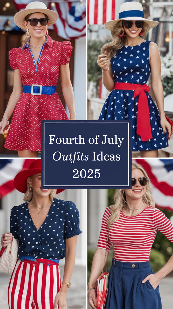 Fourth of July Outfits Ideas 2025: Trendsetting Women’s Street Style Patriotic Looks for Every Parade