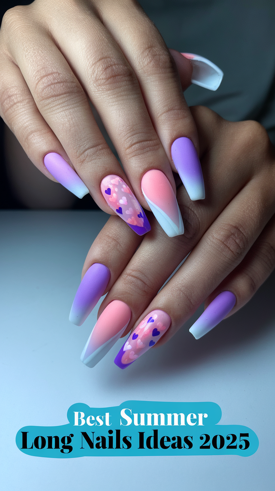 Summer Long Nails Ideas 2025: Stunning Acrylic and Gel x Looks in Almond, Square, and Stilleto Styles