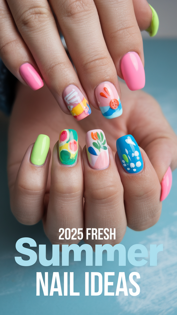 Try These Summer Nail Ideas 2025 Simple Looks for Beach Days, Parties, and Everything In Between