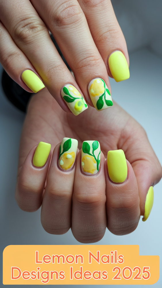 Lemon Nails Designs Ideas 2025: Fresh Citrus Art Trends for Summer Color Lovers