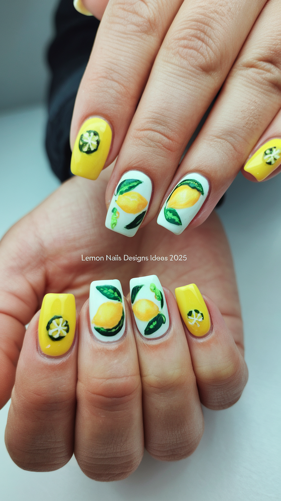 Lemon Nails Designs Ideas 2025: Fresh Citrus Art Trends for Summer Color Lovers