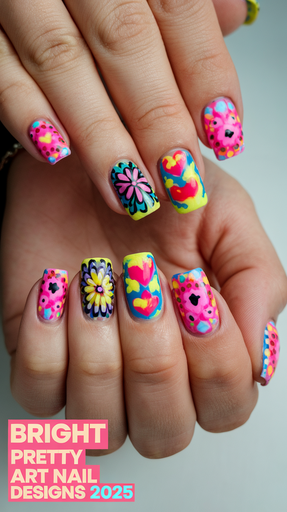 Neon Summer Nail Ideas 2025 for Bold and Bright Looks All Season Long