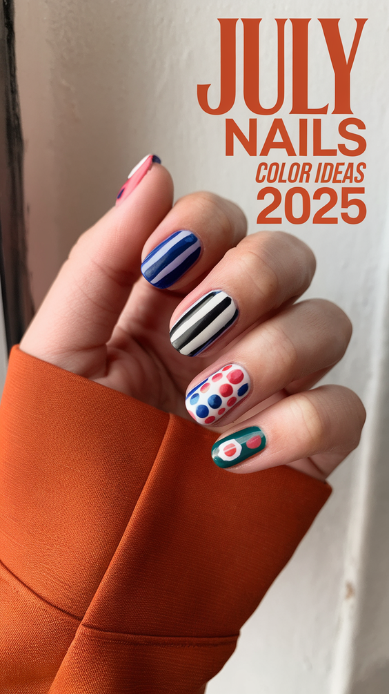 July Nails Color Ideas 2025: Trendy Red, Blue & Summer Designs for Every 4th of July and Wedding