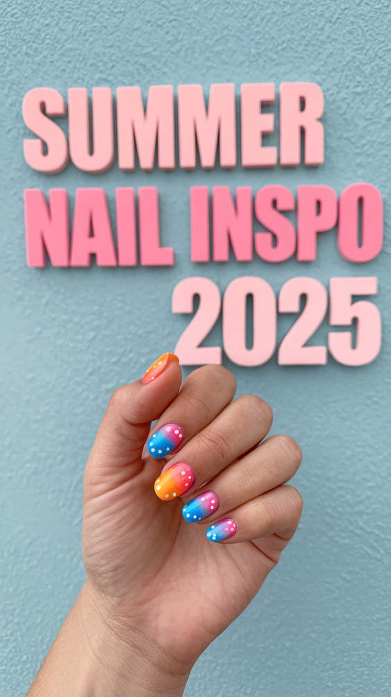 Bright Summer Nail Inspo 2025 with Bold Neon Colors and Pastel Florals for All Nail Shapes