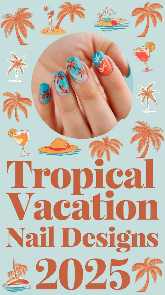 Tropical Vacation Nails Ideas 2025: Stunning Beach-Ready Looks for Every Summer Outfit