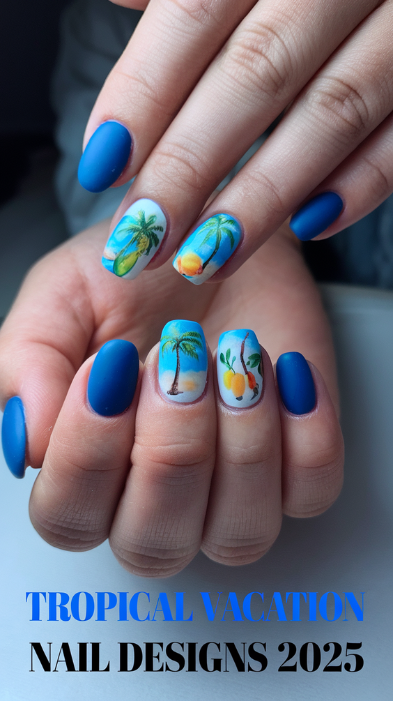 Tropical Vacation Nails Ideas 2025: Stunning Beach-Ready Looks for Every Summer Outfit