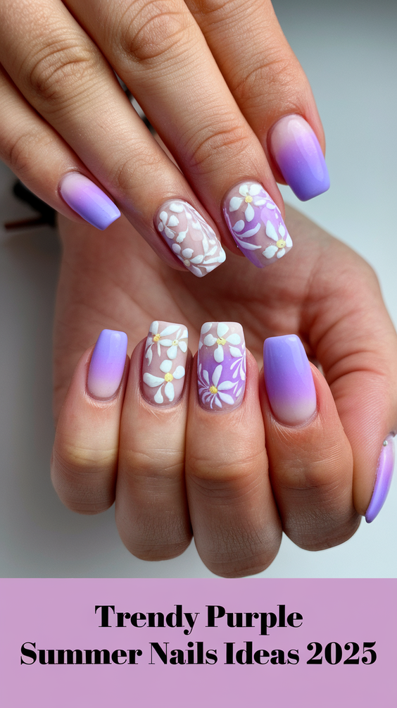 Purple Summer Nails Ideas 2025: Chic Designs for Every Outfit, Mood, and Skirt Outfit This Season