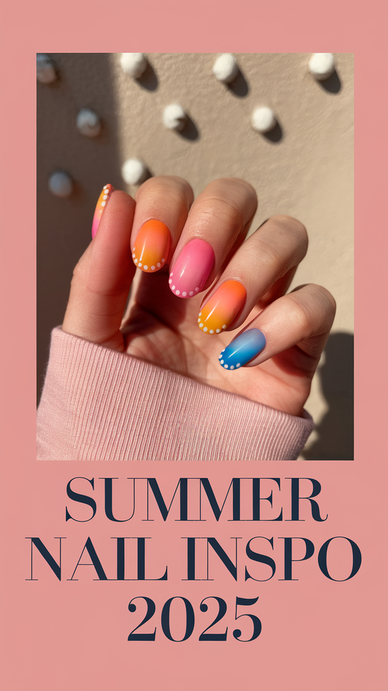 Bright Summer Nail Inspo 2025 with Bold Neon Colors and Pastel Florals for All Nail Shapes