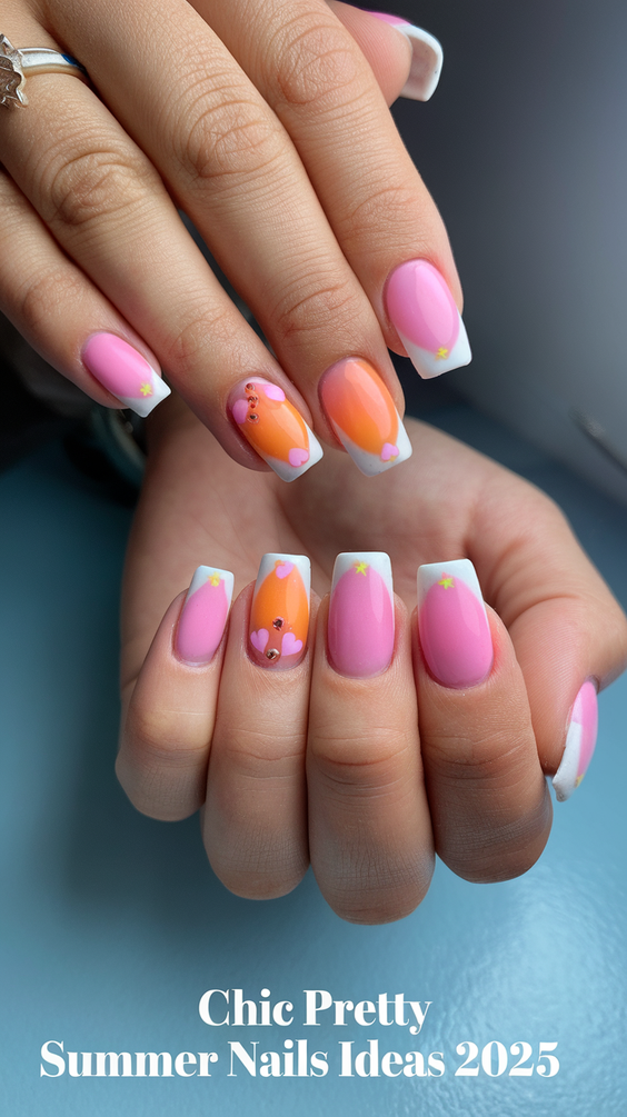 Pretty Summer Nails Ideas 2025 for Every Mood – Bold Colors, Pastels, and Simple Almond Designs