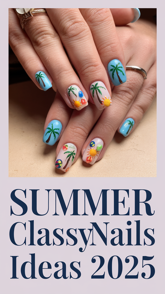 Summer Classy Nails Ideas 2025: Chic Almond, Square, and Floral Looks for Every Skin Tone