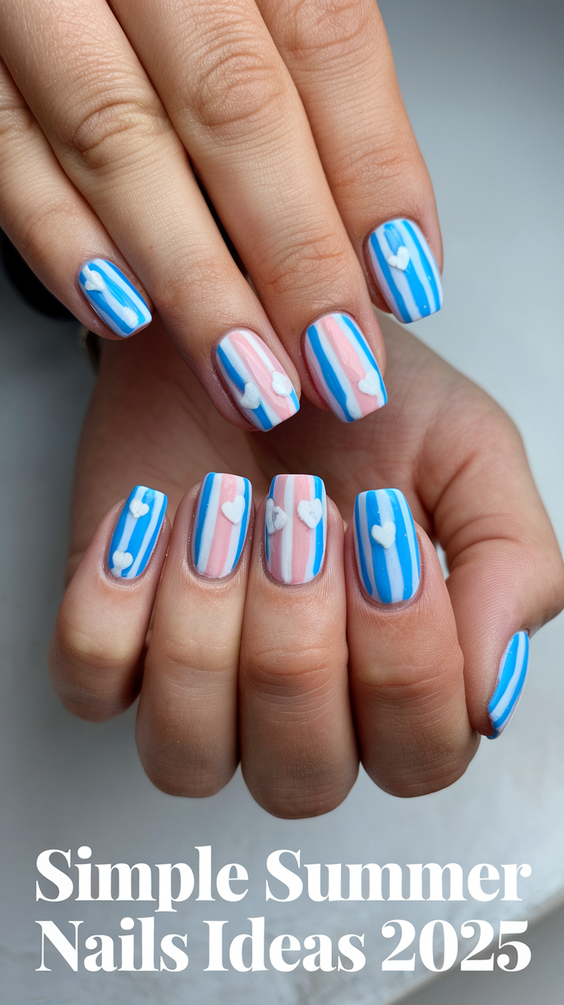 Simple Summer Nails Ideas 2025: Pastel, Neon & Solid Colors for Effortless Seasonal Manicure Inspiration