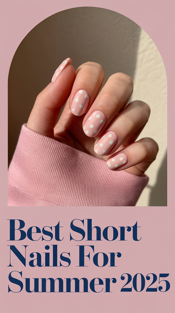 Chic Summer Nails 2025: Short Styles with Glossy Pastels and Easy Polygel Looks
