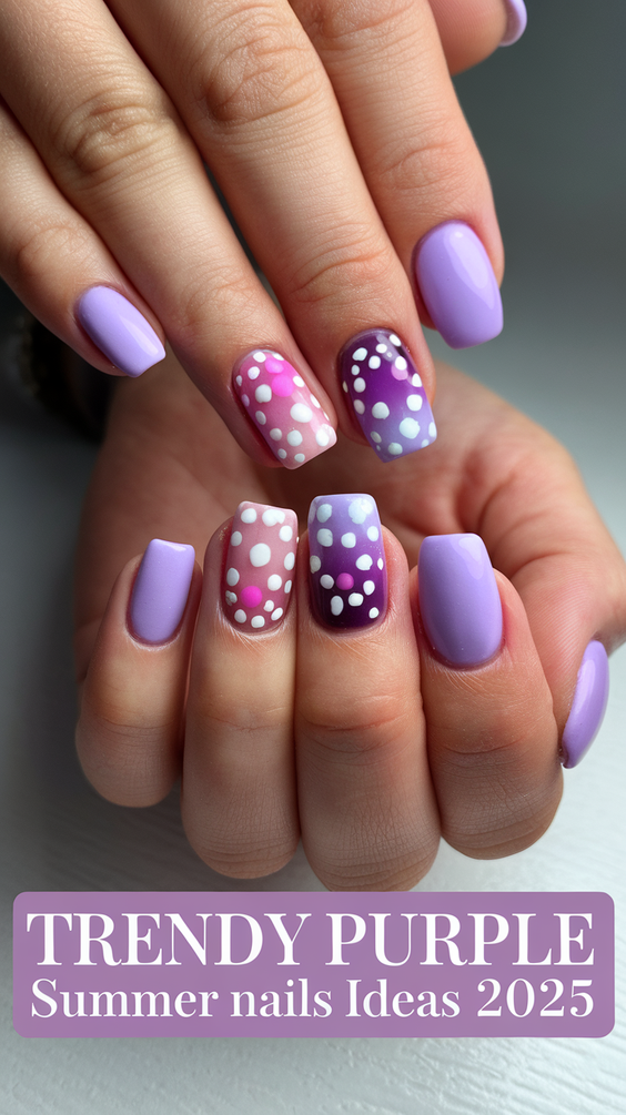 Purple Summer Nails Ideas 2025: Chic Designs for Every Outfit, Mood, and Skirt Outfit This Season