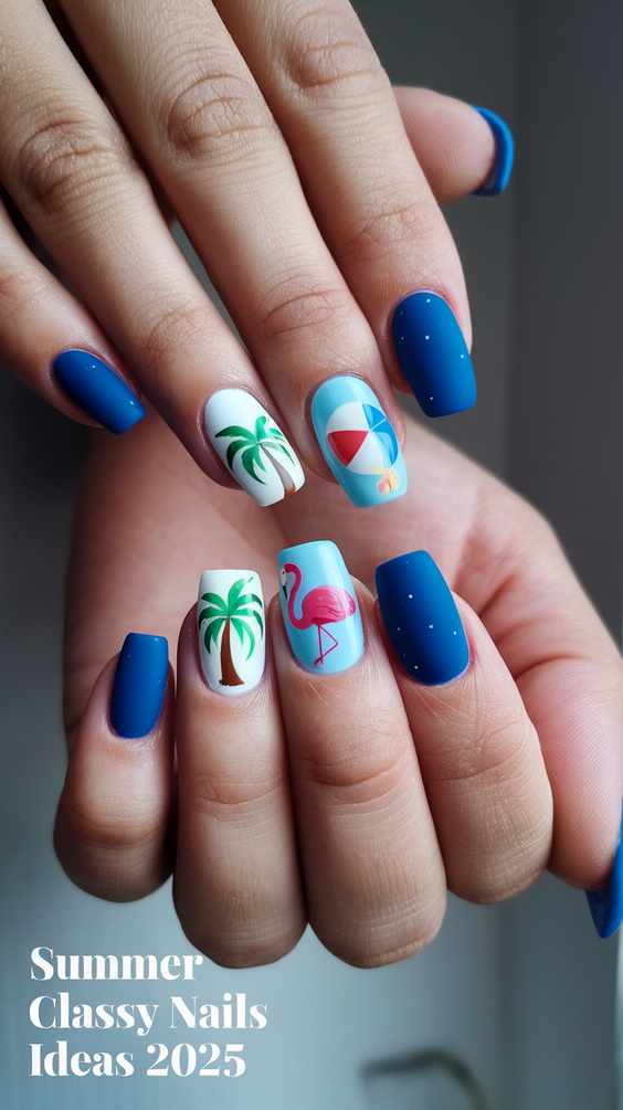 Summer Classy Nails Ideas 2025: Chic Almond, Square, and Floral Looks for Every Skin Tone