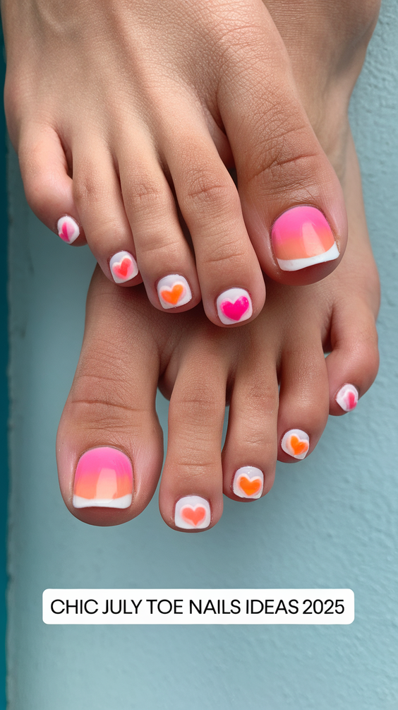 July Toe Nails Ideas 2025: Patriotic, Neon, and Simple Fourth Designs for Summer Pedicures