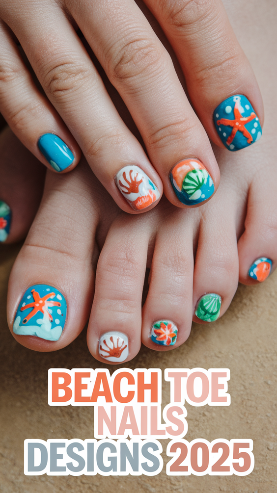 Beach Toe Nails Ideas 2025: Top Summer Vacation Designs, Colors, and Trends for Holiday Pedicures