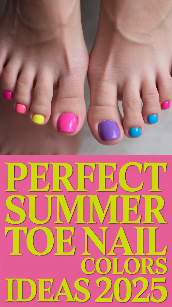 Summer Toe Nail Colors Ideas 2025 for Every Skin Tone: Bright, Bold, and Beautiful Pedicures