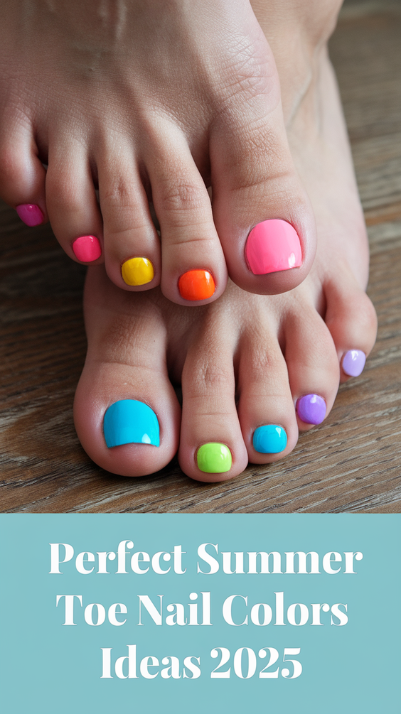 Summer Toe Nail Colors Ideas 2025 for Every Skin Tone: Bright, Bold, and Beautiful Pedicures