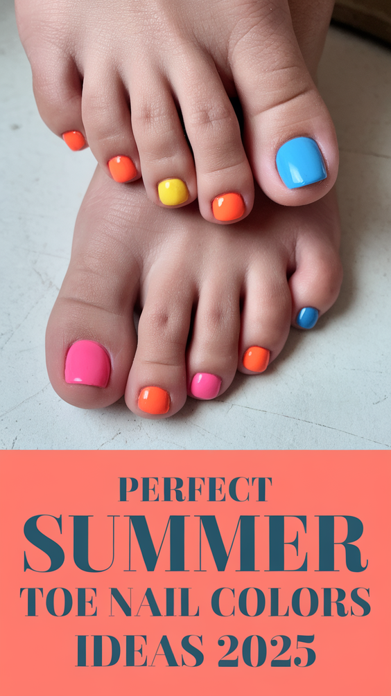 Summer Toe Nail Colors Ideas 2025 for Every Skin Tone: Bright, Bold, and Beautiful Pedicures
