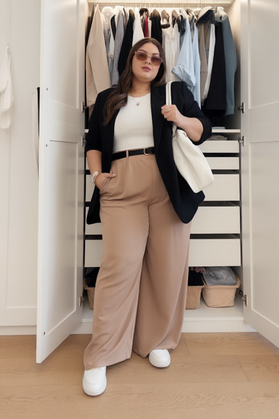 Fall Plus Size Capsule Wardrobe 2025: 20 Stylish Outfits for Work, Travel, and Everyday Looks