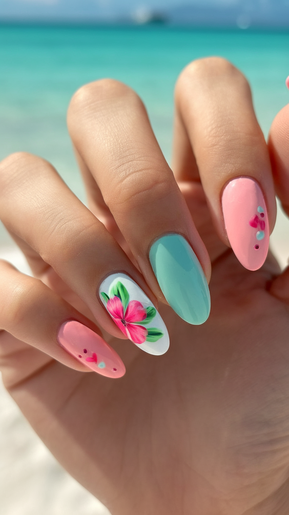 Nail Designs to Try in August 2025: Bright, Simple, and Cute August Nails Designs Short Square Ideas