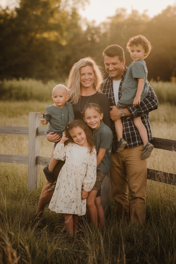 Cute Fall Family Pictures Outfits Ideas 2025: Stylish Outdoor Photoshoot Inspiration