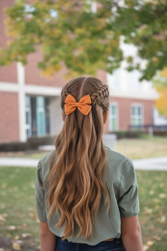 First Day of School Hairstyles Ideas 2025 for Trendy Braids, Bows, and Ponytails to Stand Out