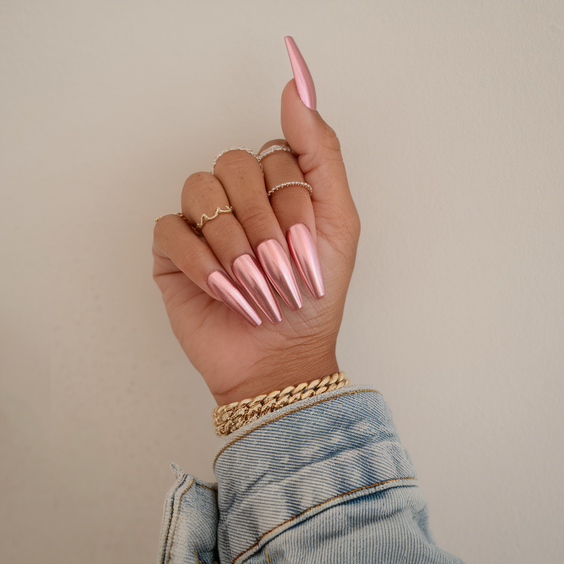 Cotton Candy Chrome Nails: The Prettiest Pink, Blue, and White Designs for Almond and Square Nails 2025