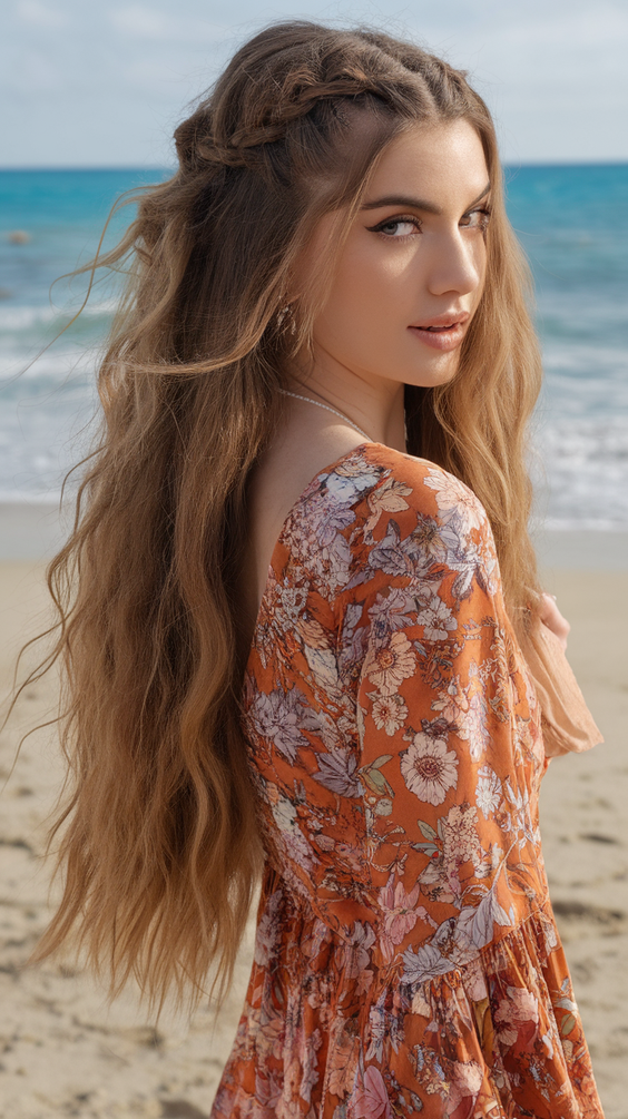 End of Summer Hairstyles Ideas 2025: Beach Waves, Braids, Bobs, and Bold Colors to Try This Season