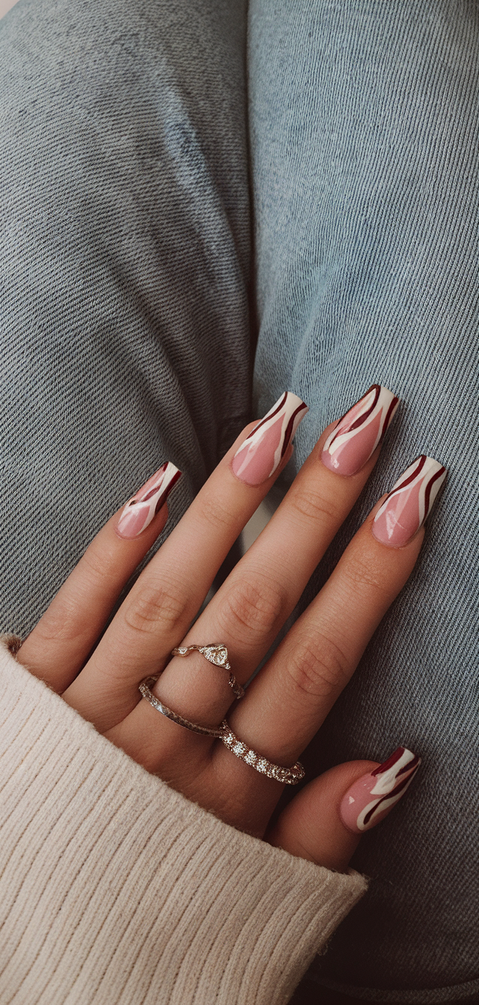 Bold End of Summer Nails Ideas 2025 with Almond French, Acrylic Pink, and Vibrant Gel Colors