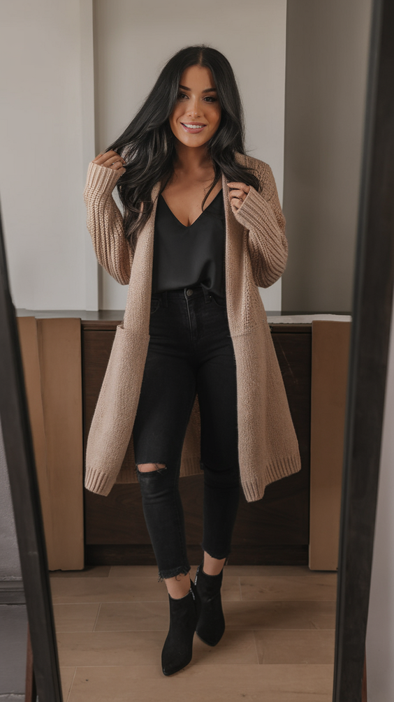 Early Fall Outfits Ideas 2025 for Cozy Weekends, Dinner Looks, and Transitional Layers