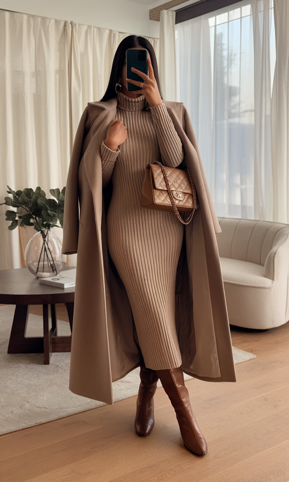 Fall Old Money Outfit Ideas for 2025: Classic Trench, Plaid Trousers, Knit Dresses, and Luxe Boots