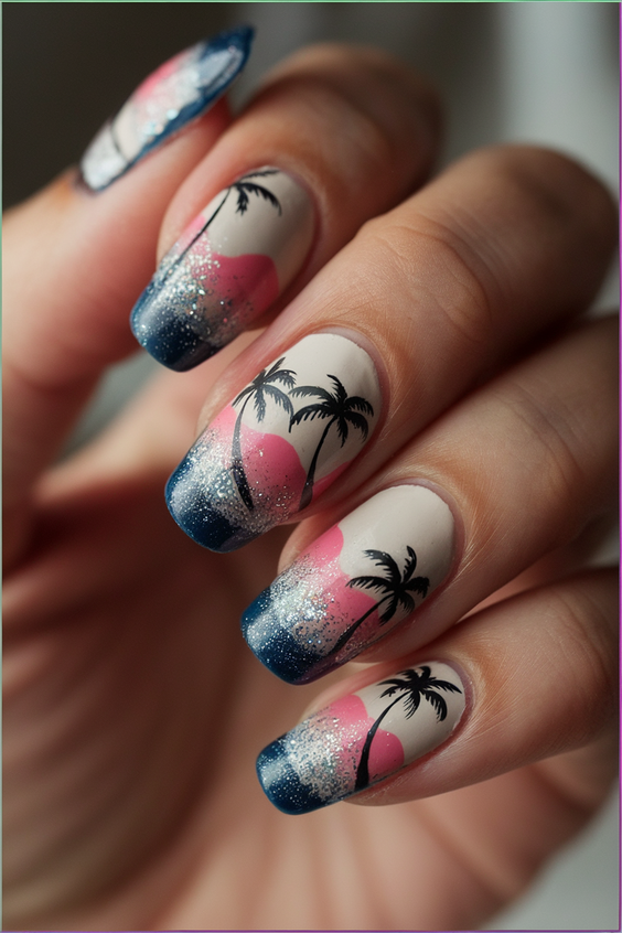Ocean Vibe Nails Ideas 2025: Fresh Designs for a Simple, Chic, and Blue-Inspired Summer Manicure