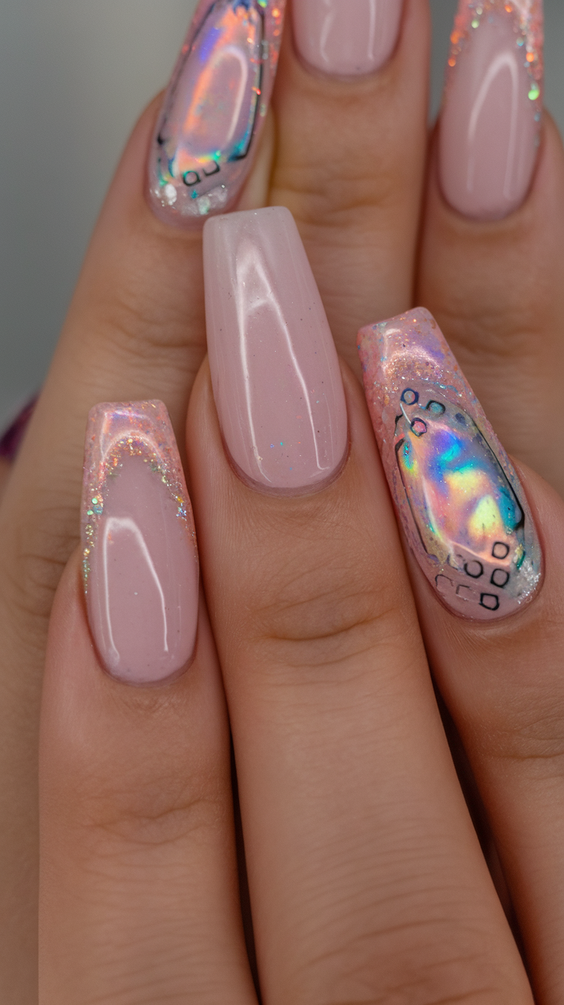 Cotton Candy Chrome Nails: The Prettiest Pink, Blue, and White Designs for Almond and Square Nails 2025