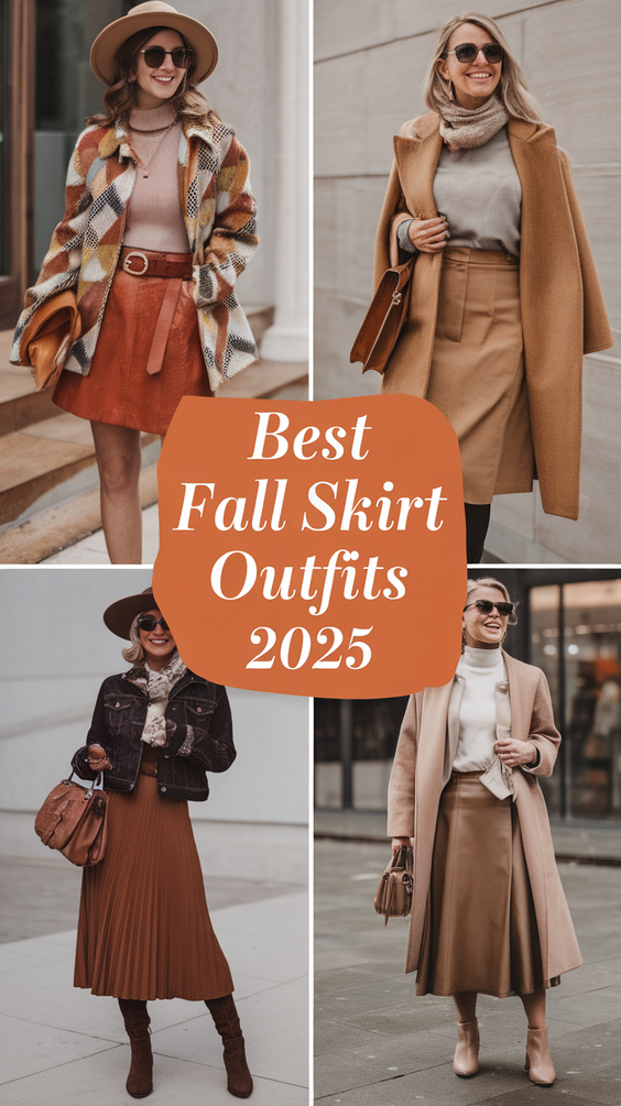 Fall Skirt Outfits 2025: Trendy Ways to Style Skirts for Autumn