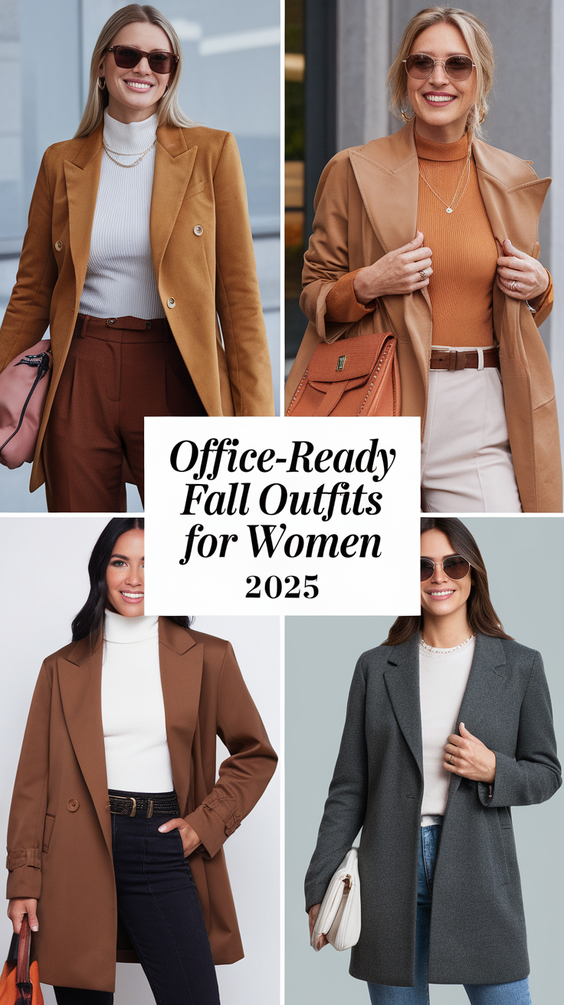 Office-Ready Fall Outfits for Women – Business Casual 2025: Timeless Styles for Young Professionals