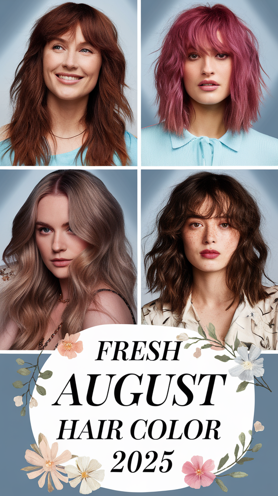 Fresh August Hair Color Ideas 2025: Blonde, Brunette & Beyond