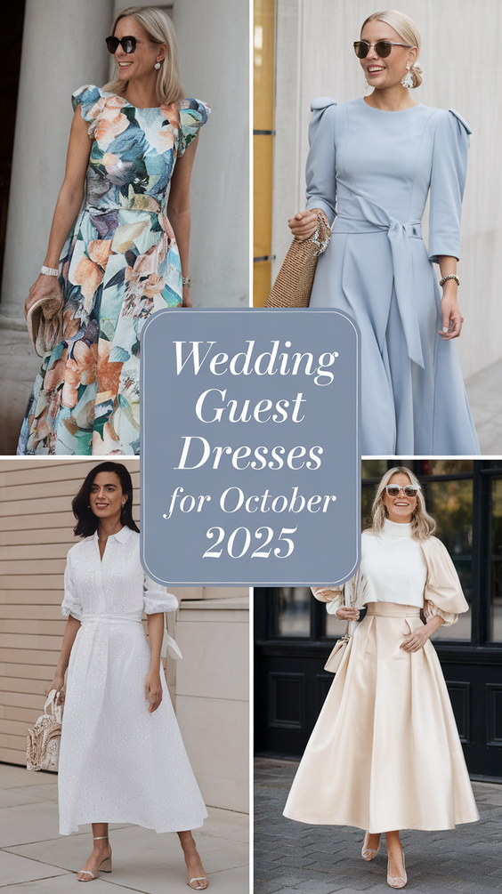Wedding Guest Dresses for October 2025: Stylish Formal, Cocktail, and Casual Looks to Inspire